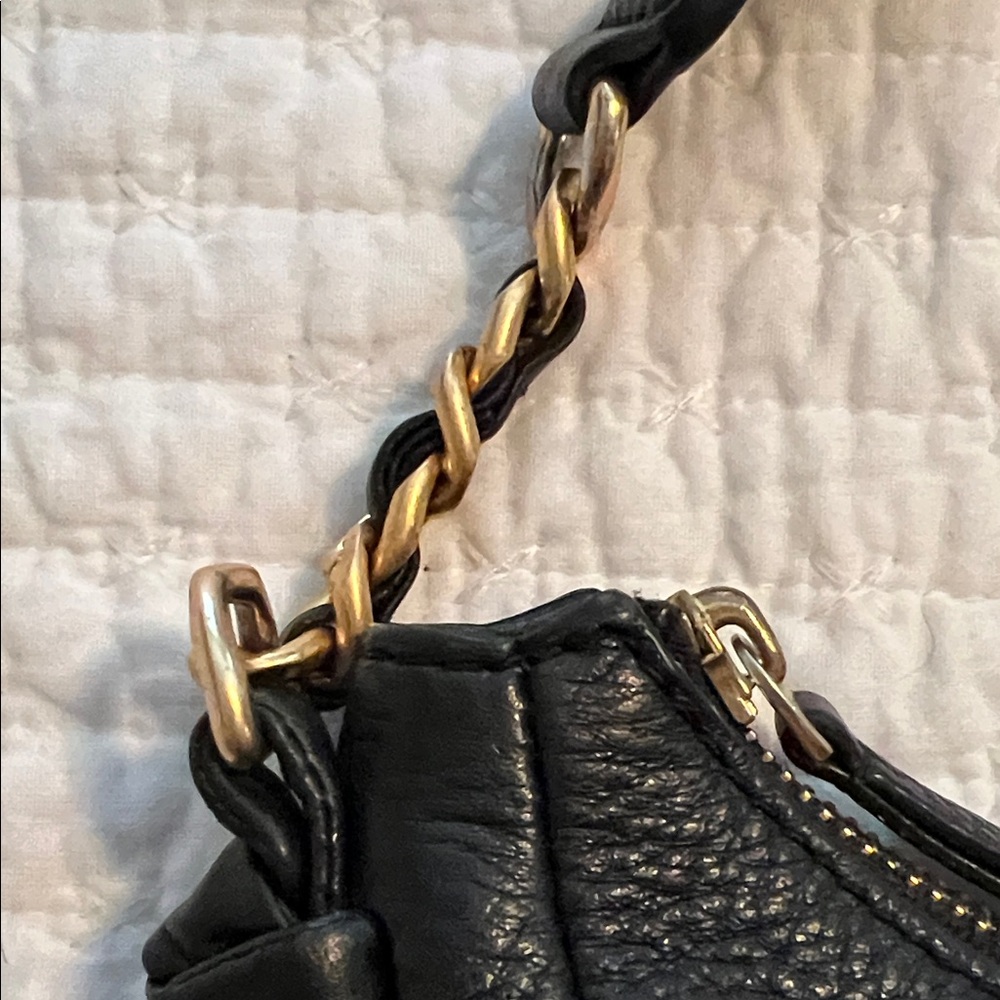 Tory Burch Black Leather Hobo - Picture 3 of 10